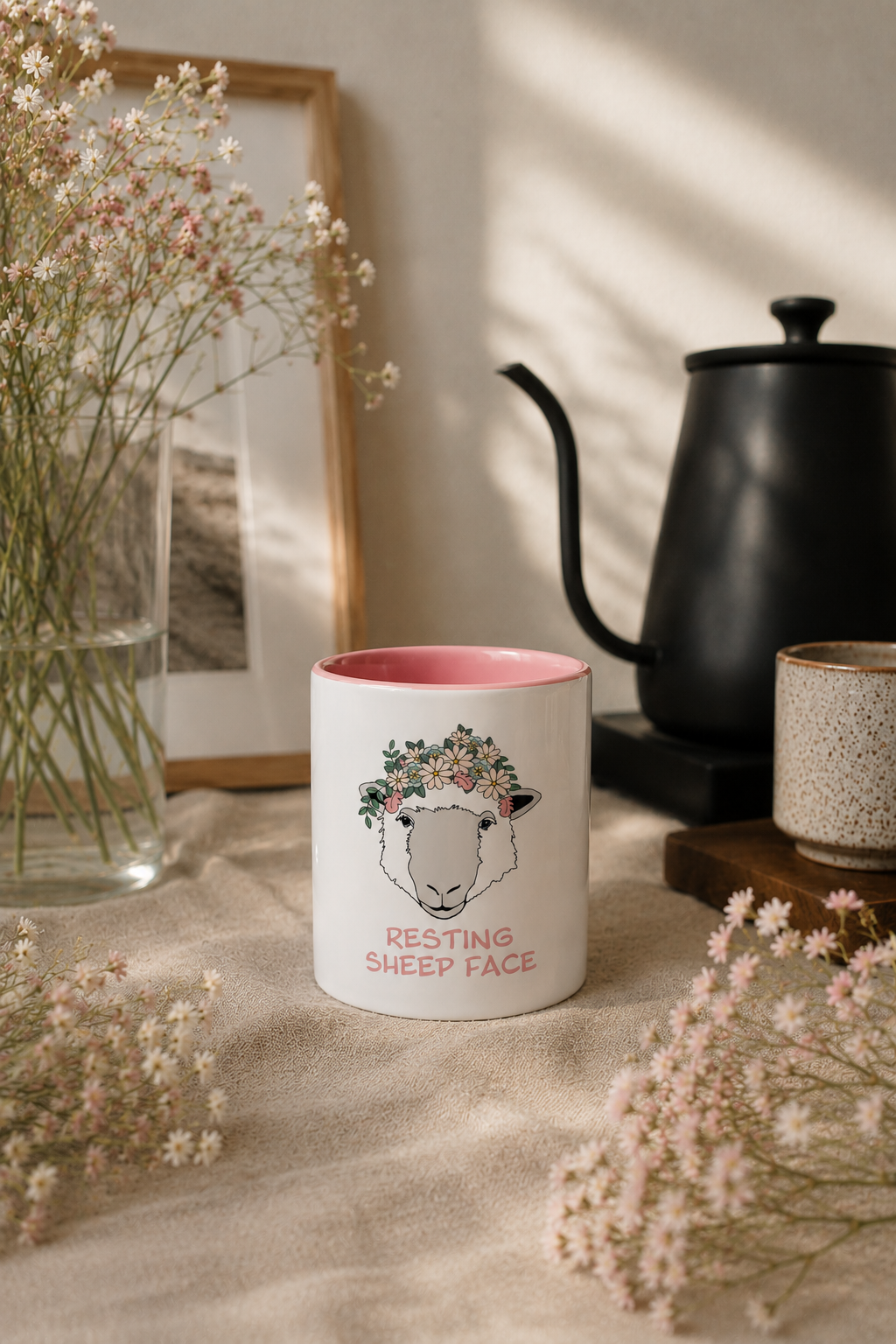 Resting sheep face - Limited edition