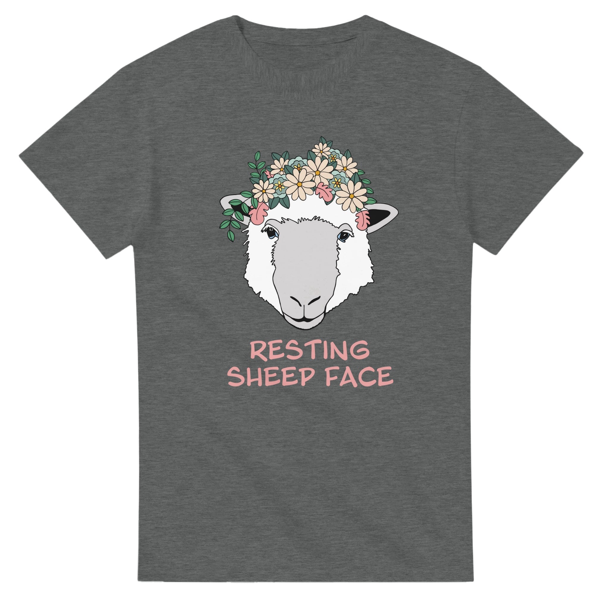 Rampestreker design t skjorte - resteing sheep face 