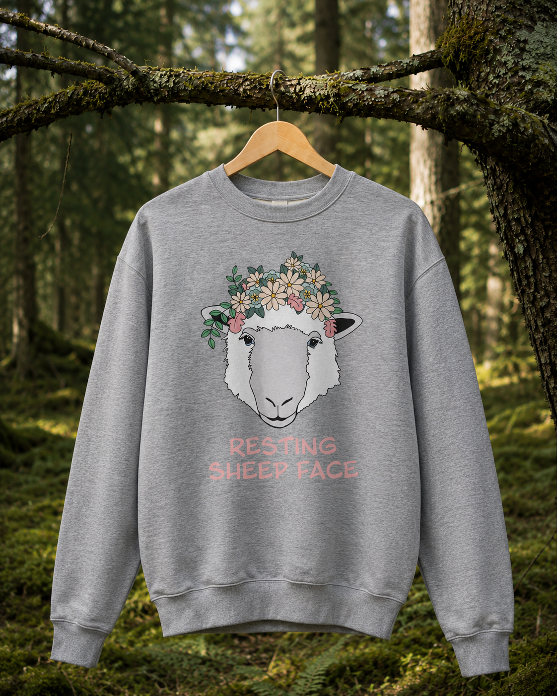 Resting sheep face - Genseren