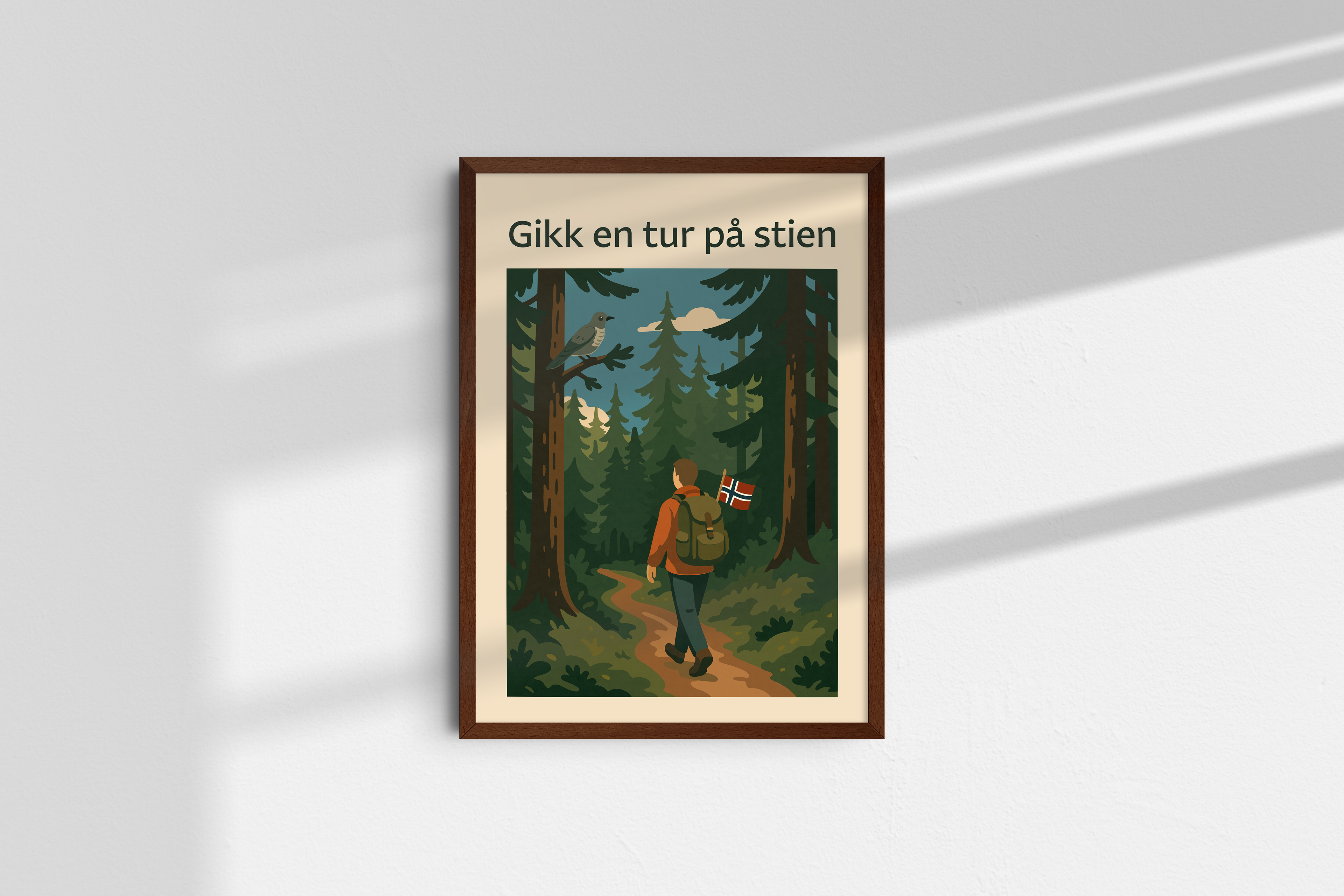 Gikk en tur på stien