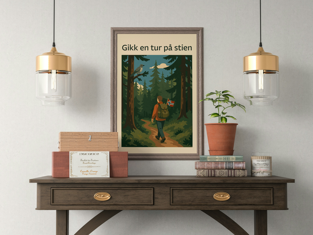 Gikk en tur på stien