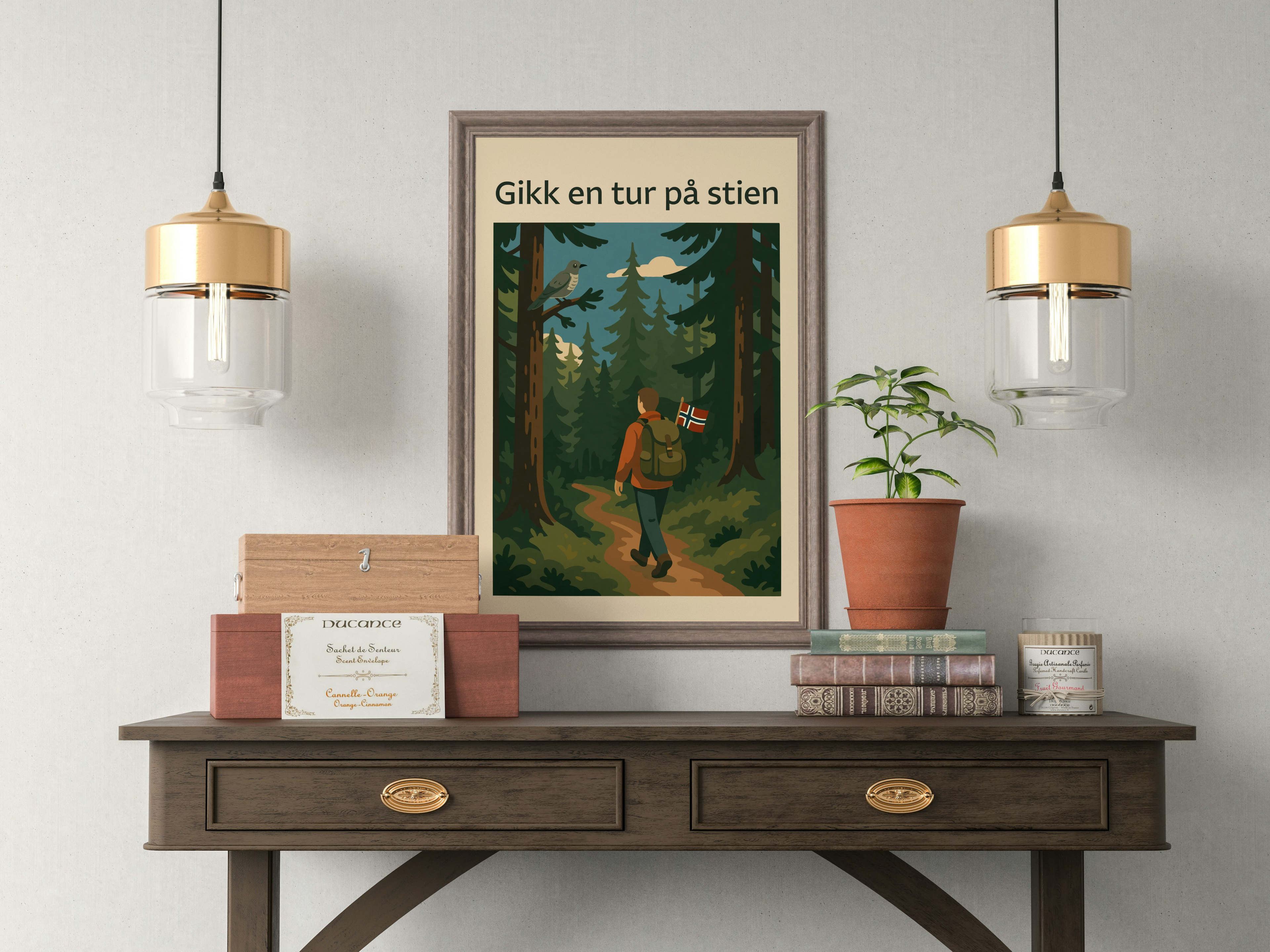 Gikk en tur på stien