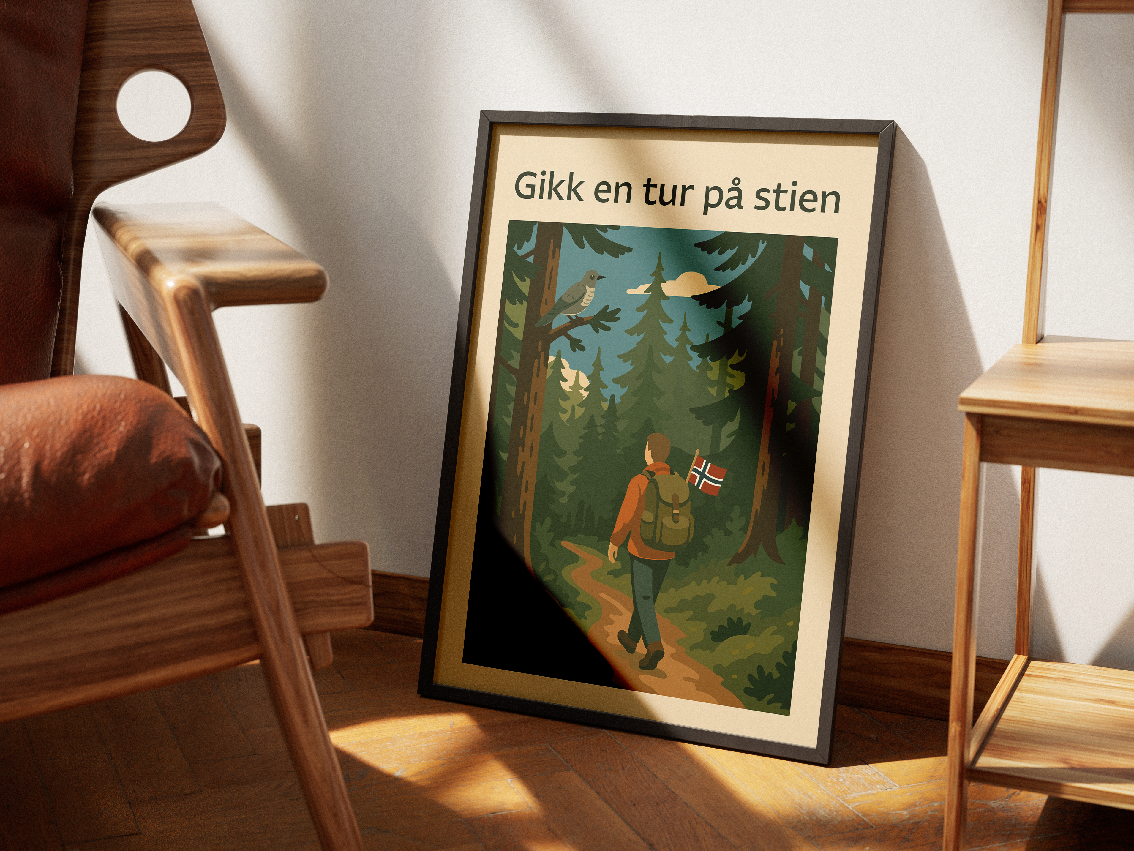 Gikk en tur på stien