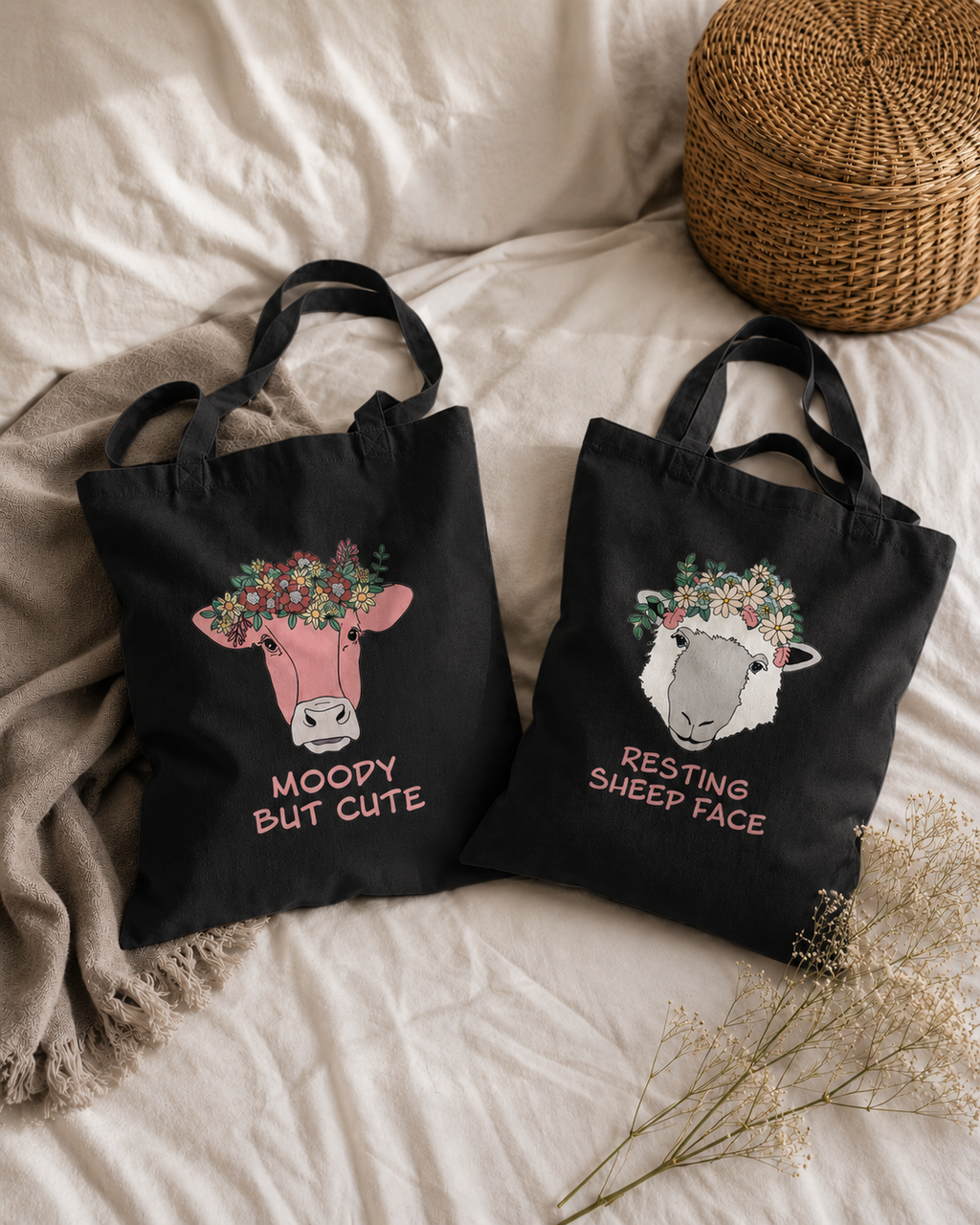 Moody but cute - Tote bag